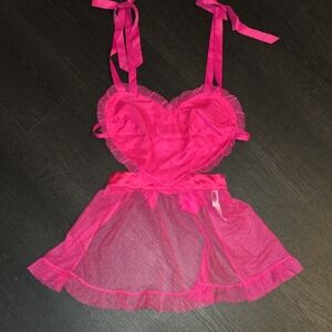 Elegant Pink Lingerie